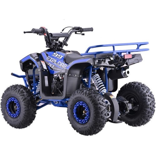 Keturratis benzininis 110CC EXPLORER, mėlynas