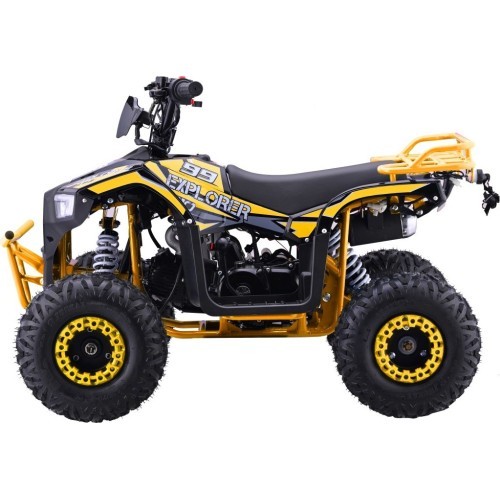 Keturratis benzininis 110CC EXPLORER, geltonas