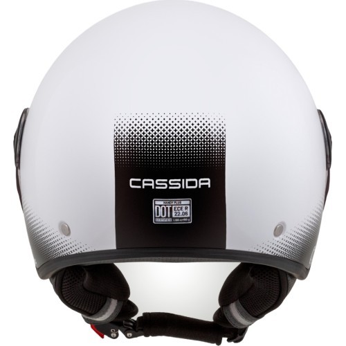 Motociklo šalmas Cassida Handy Plus baltas/juodas