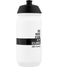 FORCE FINE Water Bottle 0.5 l (white/black)