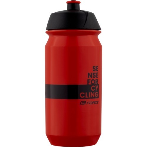 FORCE FINE water bottle 0.5 l (red/black)