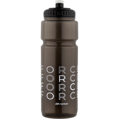 FORCE ENJOY water bottle 0.75 l (clear black)