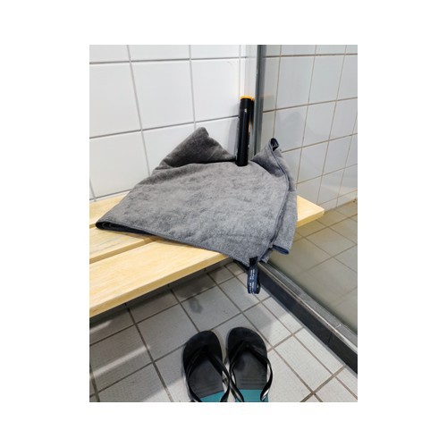 Towel BasicNature Terry, 60x120cm, Grey