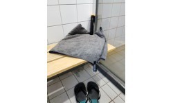Полотенце BasicNature Terry, 60x120см, серое