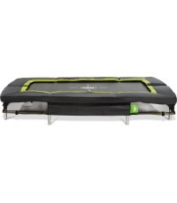 EXIT Silhouette ground sports trampoline 153x214cm - black