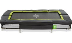 EXIT Silhouette ground sports trampoline 153x214cm - black