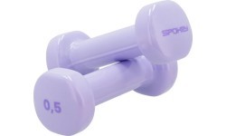 Набор виниловых гантелей Spokey SHAPE 2x 0,5 кг
