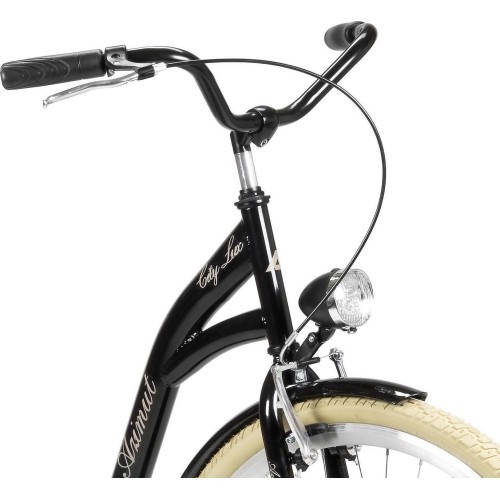 AZIMUT City Lux 28" 2025 Bicycle Black-Cream