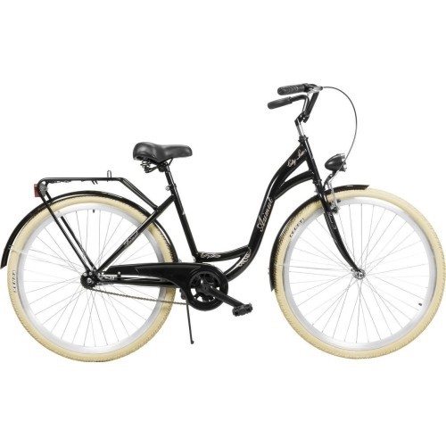AZIMUT City Lux 28" 2025 Bicycle Black-Cream