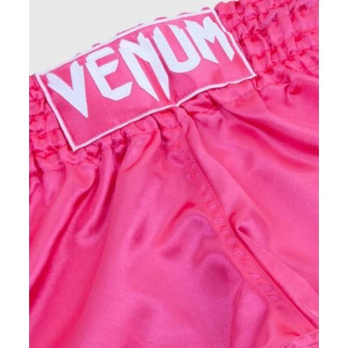 Muay Thai šortai Venum Classic, rožiniai/balti