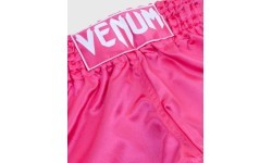 Muay Thai šortai Venum Classic, rožiniai/balti