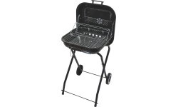 Stačiakampio formos anglies grilis Cattara Trapani 46 cm