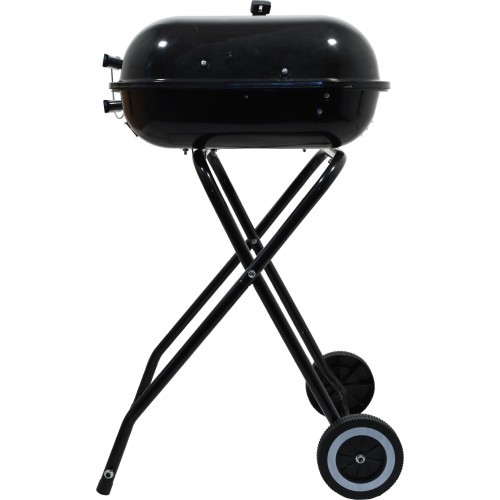 Stačiakampio formos anglies grilis Cattara Trapani 46 cm