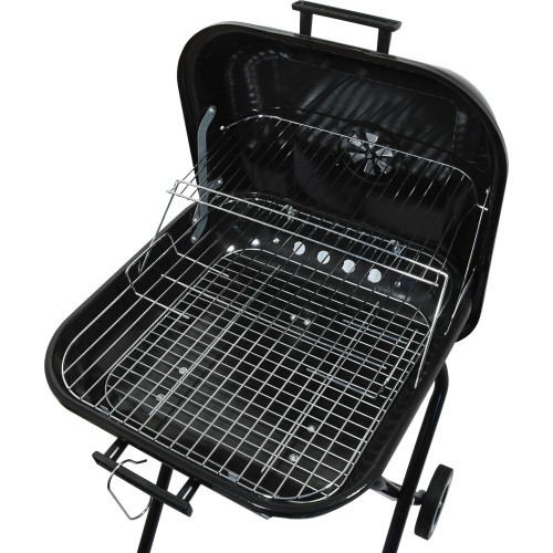 Rectangular Charcoal Grill Cattara Trapani 46cm