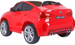 BMW X6M XXL vaikiškas elektromobilis, raudonas