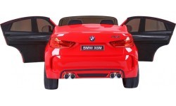 BMW X6M XXL vaikiškas elektromobilis, raudonas