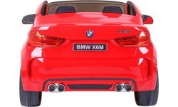 BMW X6M XXL vaikiškas elektromobilis, raudonas