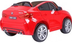 BMW X6M XXL vaikiškas elektromobilis, raudonas