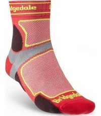 Socks For Men Bridgedale TrailRun CoolM, Red - 325