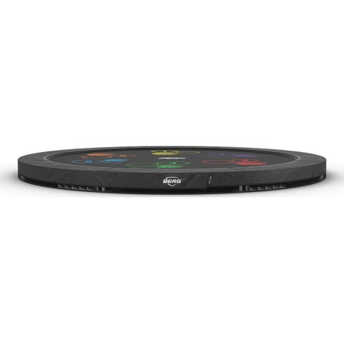 Batutas BERG Sports Elite InGround 430 cm, pilkas, Levels