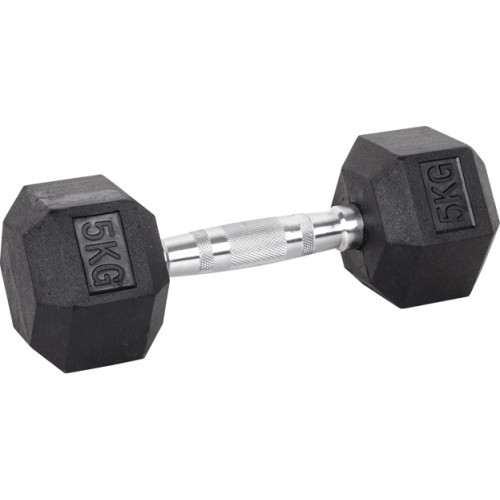 Hex Dumbbell inSPORTline Hexsteel 5 kg