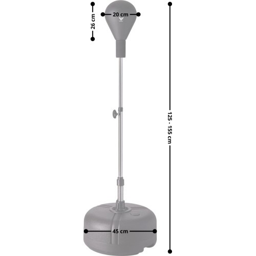 Free-Standing Speed Punching Bag inSPORTline Antedel
