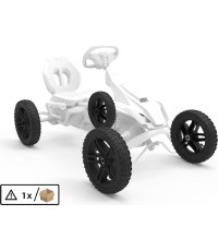 Juodas ratas 12,5x2,50-9, visureigis