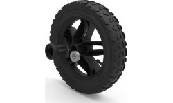 Juodas ratas 12,5x2,50-9, visureigis