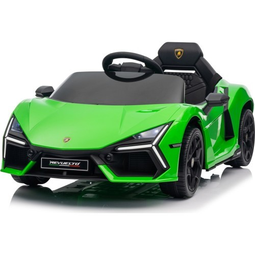 Elektromobilis vaikams Lamborghini Revuelto, žalias