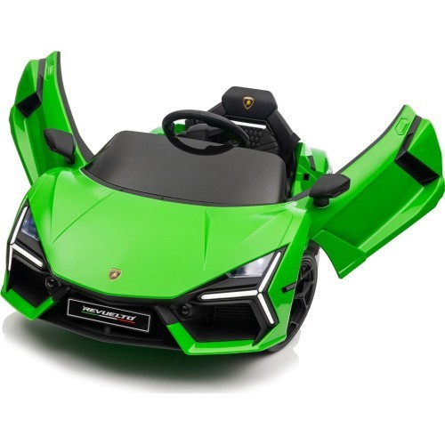 Elektromobilis vaikams Lamborghini Revuelto, žalias