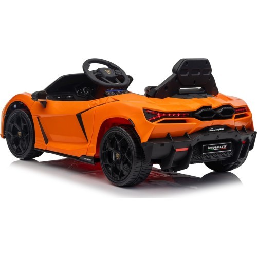 Электромобиль Lamborghini Revuelto, оранжевый