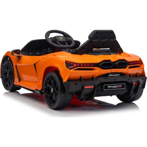Elektromobilis Lamborghini Revuelto, oranžinis