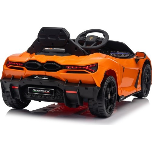 Электромобиль Lamborghini Revuelto, оранжевый