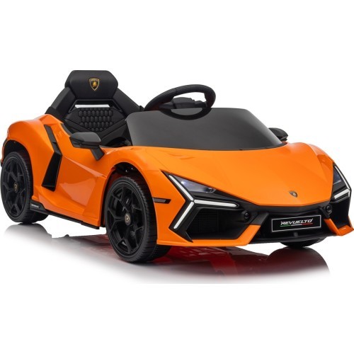 Электромобиль Lamborghini Revuelto, оранжевый