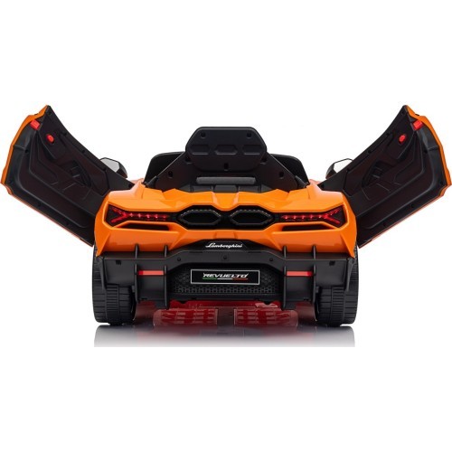 Elektromobilis Lamborghini Revuelto, oranžinis
