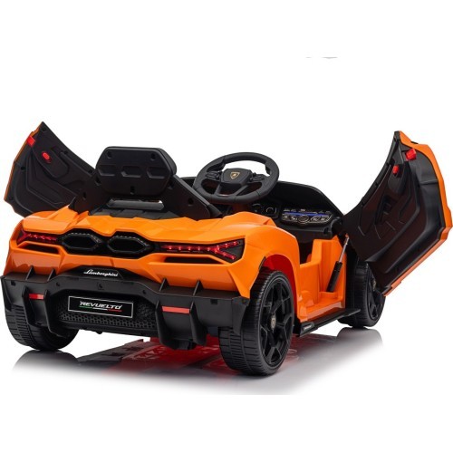 Электромобиль Lamborghini Revuelto, оранжевый