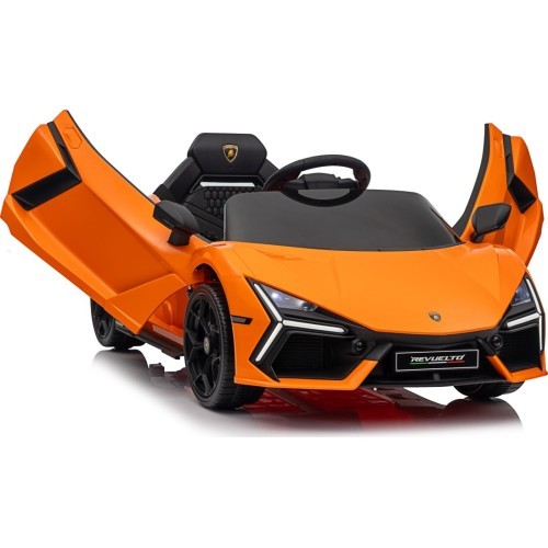 Elektromobilis Lamborghini Revuelto, oranžinis