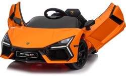 Электромобиль Lamborghini Revuelto, оранжевый