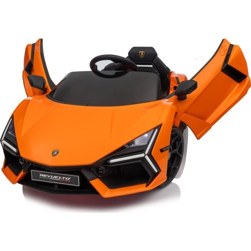 Elektromobilis Lamborghini Revuelto, oranžinis