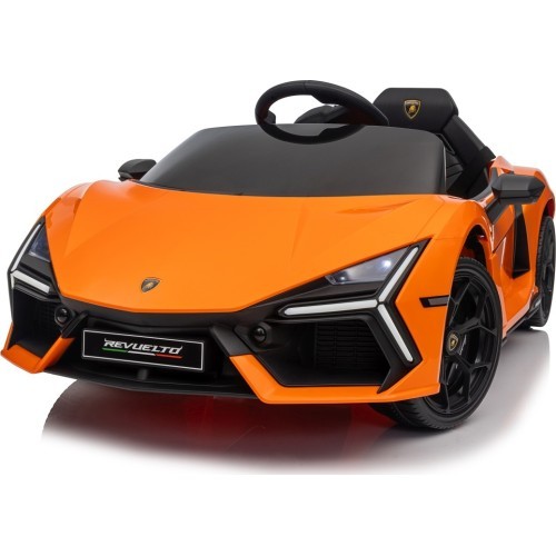 Электромобиль Lamborghini Revuelto, оранжевый