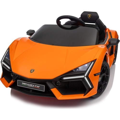 Электромобиль Lamborghini Revuelto, оранжевый