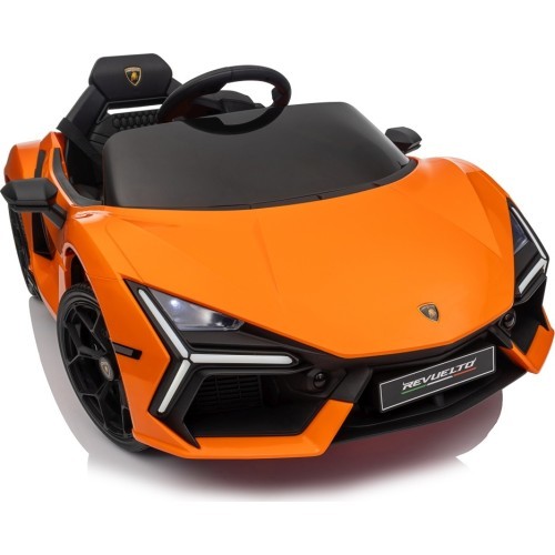 Электромобиль Lamborghini Revuelto, оранжевый
