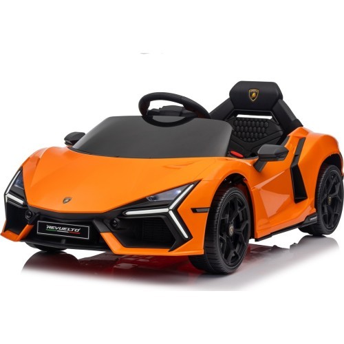 Elektromobilis Lamborghini Revuelto, oranžinis