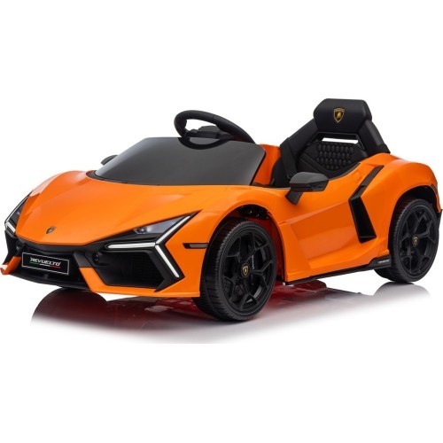 Elektromobilis Lamborghini Revuelto, oranžinis