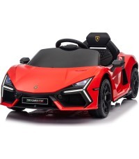 Elektromobilis Lamborghini Revuelto, raudonas