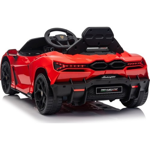 Электромобиль Lamborghini Revuelto, красный