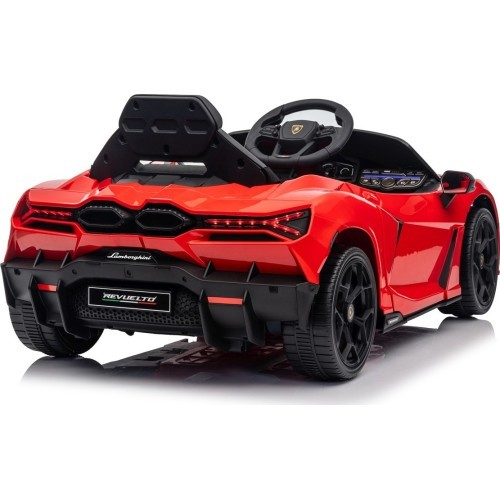 Электромобиль Lamborghini Revuelto, красный