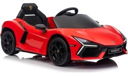 Elektromobilis Lamborghini Revuelto, raudonas