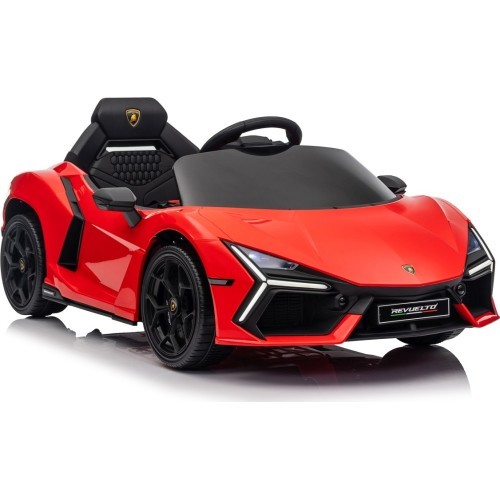 Elektromobilis Lamborghini Revuelto, raudonas