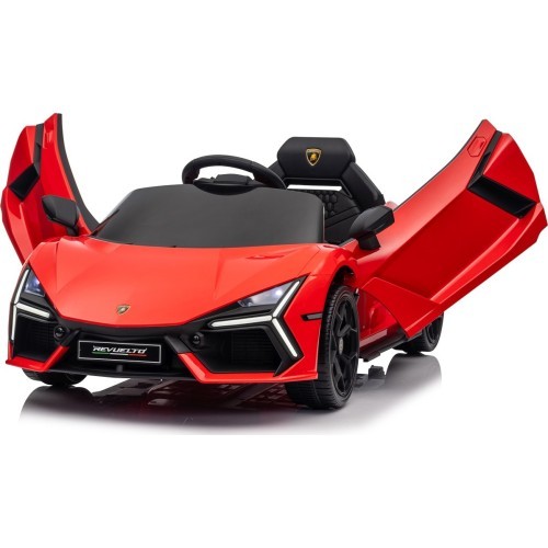 Elektromobilis Lamborghini Revuelto, raudonas